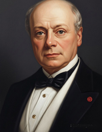 Portrait de Guillaume-Henri Brochon, avocat, maire de Bordeaux (1810-1874). Coll. part.